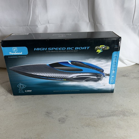 4DRC S3 45km/h Remote Control Boat Kids Toy WATER-COOLED High Speed Speedboat - Picture 3 of 4
